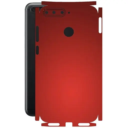 Защитная пленка StatusSKIN для Honor 7a DUA-L22 Корпус Винил красная матовая
