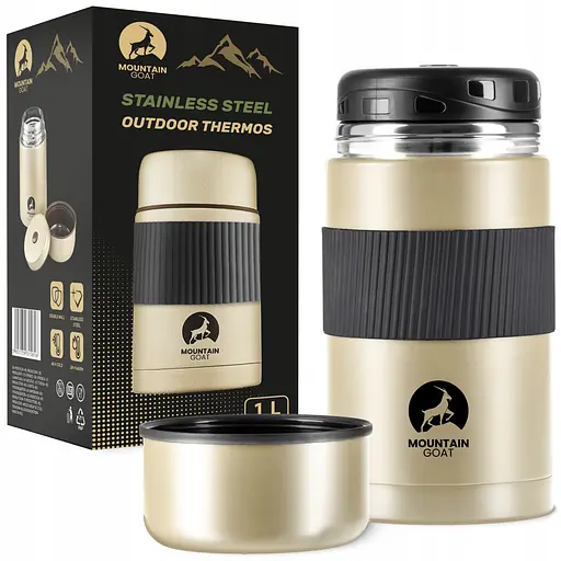 Термос для еды Mountain Goat 1 л Gold (P-5907739315816) - фото 1