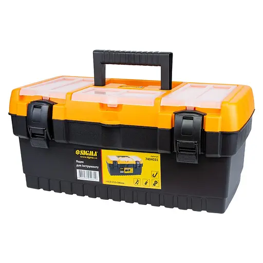 Набір ящиків для інструменту 4в1 Sigma 320×155×139мм, 413×212×186мм, 486×267×242мм, 564×310×310мм 7404011 - фото 3