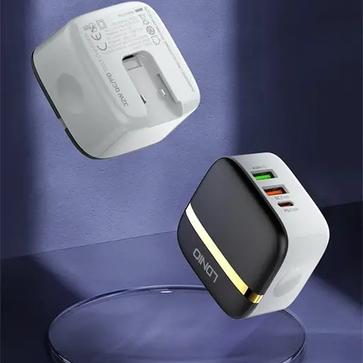 Зарядное устройство для Ldnio A3513Q 2 USB/ Type-C QC PD 33W черный + кабель USB to Type-C - фото 2