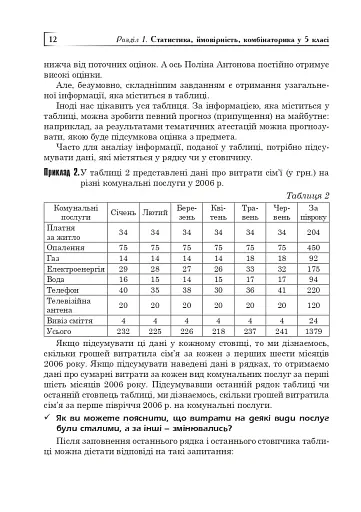 Статистика. Ймовірність. Комбінаторика. Навчальний посібник. 5-6 класи - фото 11