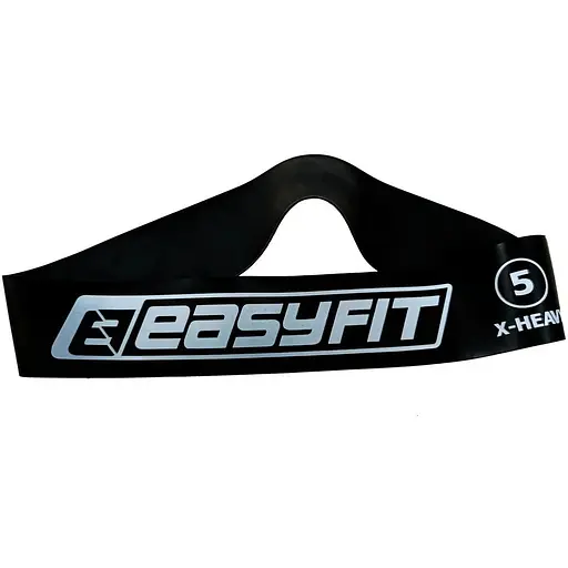 Гумка для фітнесу EasyFit №5 чорна (EF-1813-5) - фото 1