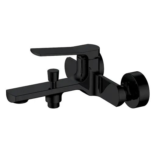 Змішувач для ванни 30мм de la noche Volle Solo 1510.031004 Чорний матовий - фото 1