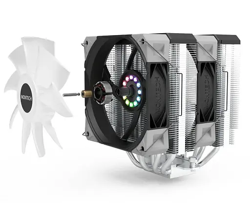 Кулер для процесора MONTECH NX600 ARGB Black (NX600 ARGB (B)) - фото 7