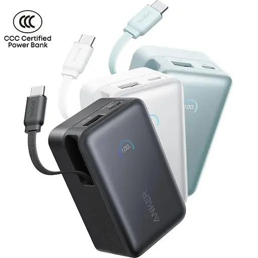 Павербанк Anker Black 10 000 mAh / 45 Вт (A1638H11) - фото 3