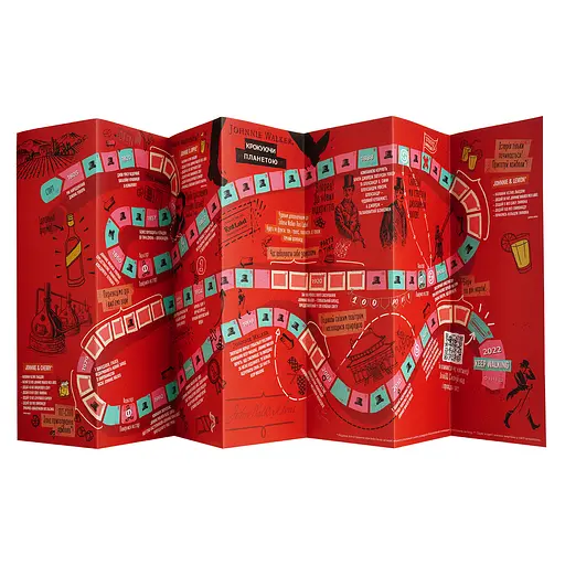 Уценка. Виски Johnnie Walker Red label Blended Scotch Whisky, 40%, 0,7 л с игрой - фото 7