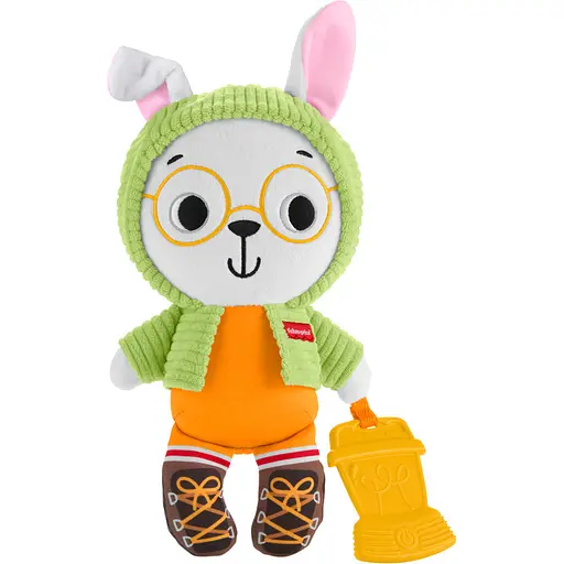 Іграшка з прорізувачем Fisher-Price Зайчик-обіймашка (JLB87) - фото 1