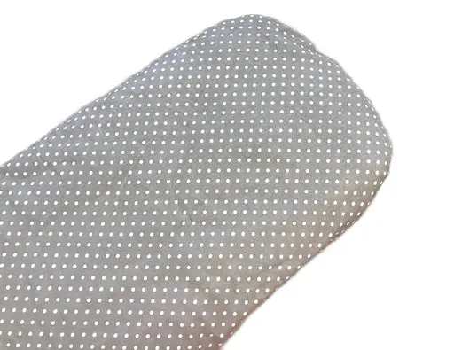 Непромокаемая простынь Moontime в коляску "Горошек белый" - фото 1