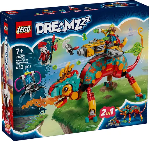 Конструктор LEGO DREAMZzz Огненный хамелеон Матео 443 детали (71492) - фото 2