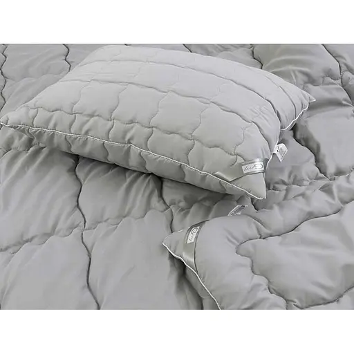 Подушка Руно 50х70 силиконовая "GREY" 310.52GREY - фото 3