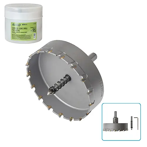 Свердло корончате Alloid Building Tools твердосплавне по металу 95 мм (TS-10095) - фото 2