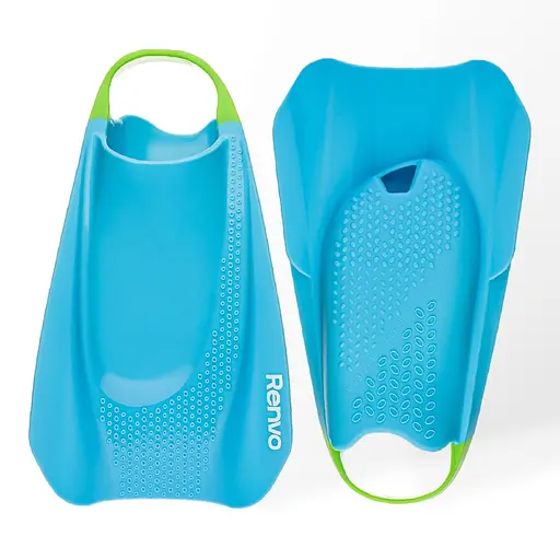Короткі ласти для тренування в басейні Renvo Sado Pro із відкритою п'ятою синій розмір 36-38 (SF200-04 36-38) - фото 1