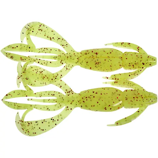 Силикон Keitech Crazy Flapper 4.4" PAL#01 Chartreuse Red Flk (6 шт/уп)