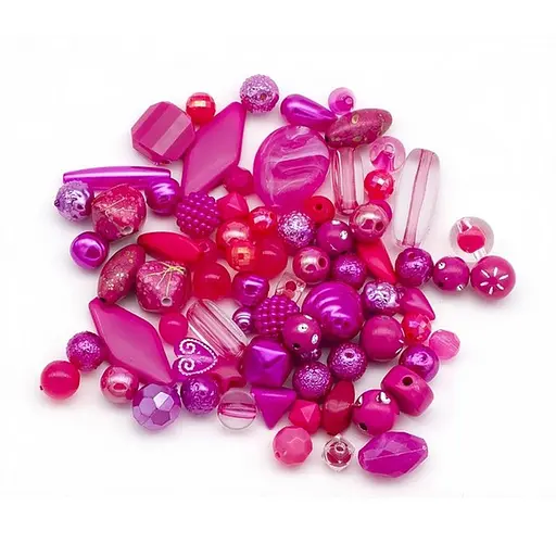 Декоративні намистинки для творчості Бомбей Dom Busin УТ100014226 в упаковці 56 шт - фото 1