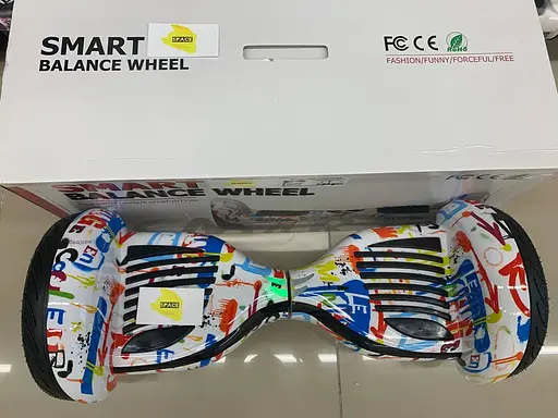 Гіроборд Smart Balance AllRoad 10.5" SUV Premium White graffiti - фото 2