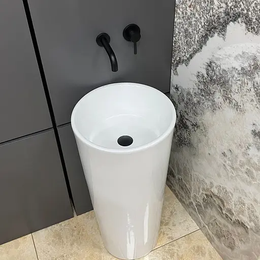 Умивальник підлоговий VBI Atessa white VBI-019027, Білий - фото 1