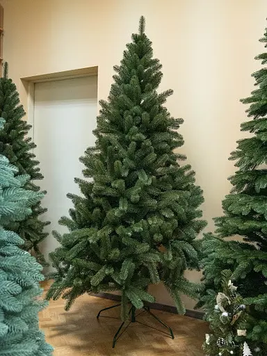 Штучна пухнаста ялинка Карпатська (висота 3.50 м) лита (Зелена) - фото 2