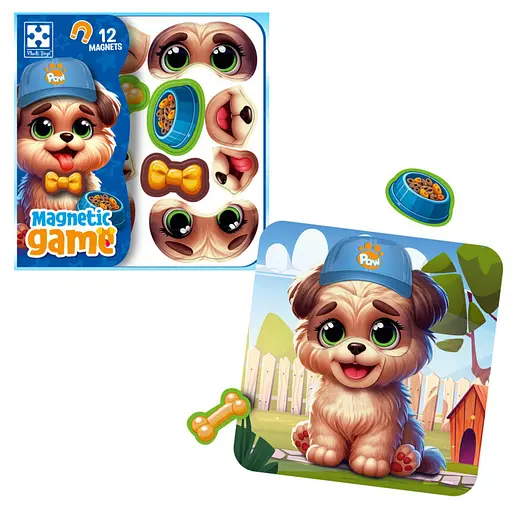 Игра развивающая "Эмоции Песика" Vladi Toys VT3220-04, 12 магнитов - фото 2