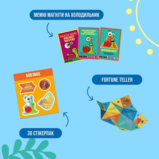 Набор Bob Snail Рождественский бокс с игрушкой и наклейками 140 г - фото 3