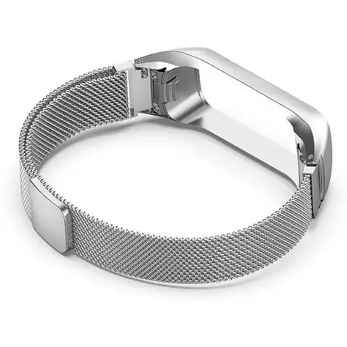 Ремешок-бампер DK для Samsung Galaxy Fit2 (R220) Metal Milanese Loop Magnetic (silver) - фото 3