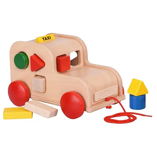 Сортер NIC Такси NIC1550 деревянный 25x16x15 см - фото 2