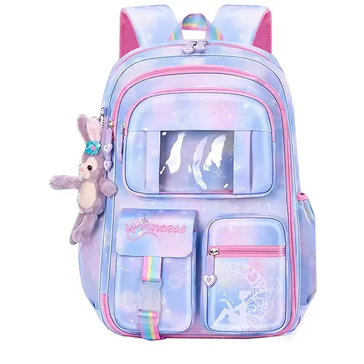 Рюкзак із брелком, 29x16x44 см, 2 відділення, C65508 (В асортименті) - фото 3