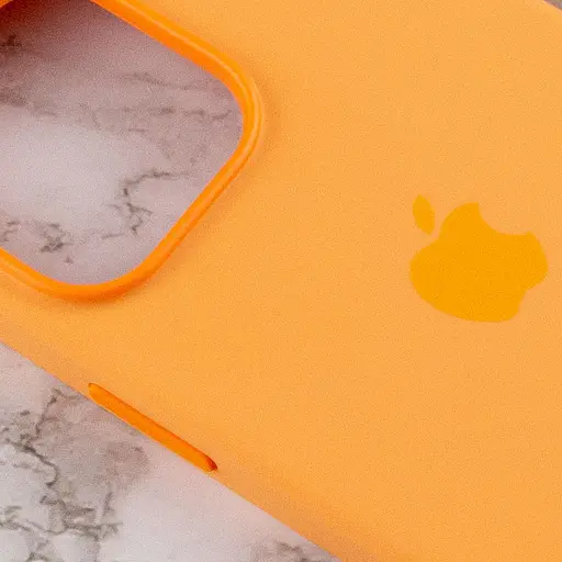 Чохол Epik Silicone case AAA with Magsafe and Animation для Apple iPhone 13 Pro 6.1 Помаранчевий/Marigold - фото 6