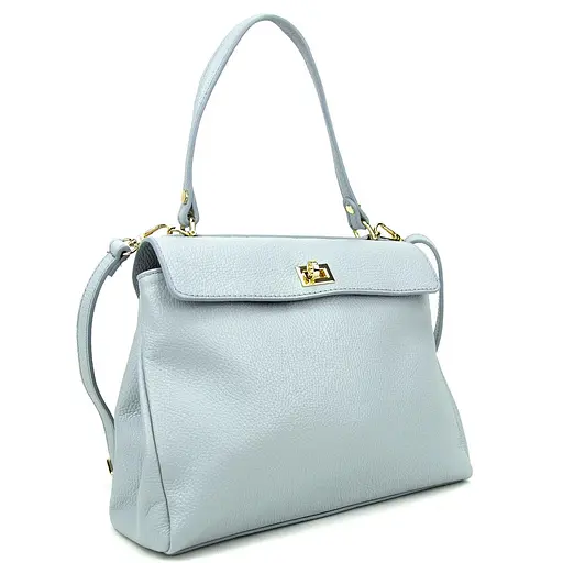 Классическая кожаная сумка через плечо Firenze Italy F-IT-777BL