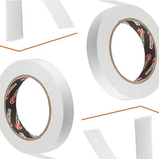 Скотч двухсторонний Polax клейкая лента на вспененной основе 19 мм х 5 м (101-030) - фото 2