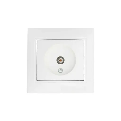 Розетка BW-2009 1-я телевизионная белая