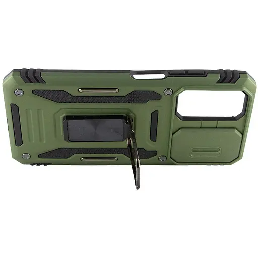 Ударопрочный чехол Camshield Army Ring для Xiaomi Redmi Note 11 (Global) / Note 11S / Note 12S Оливковый / Army Green - фото 5