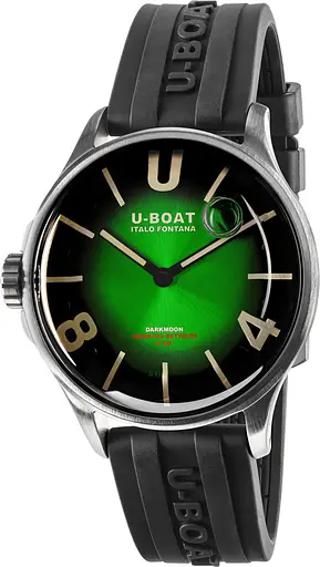 Часы U-Boat Darkmoon 40mm Green SS Soleil 9502/A