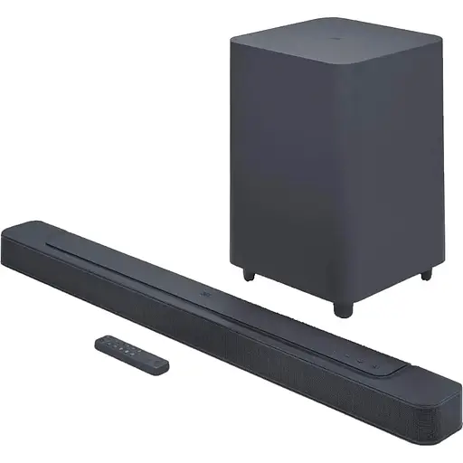 Комплект бездротової акустики JBL Bar 500 Black Wi-Fi 590 W (JBLBAR500PROBL) - фото 1