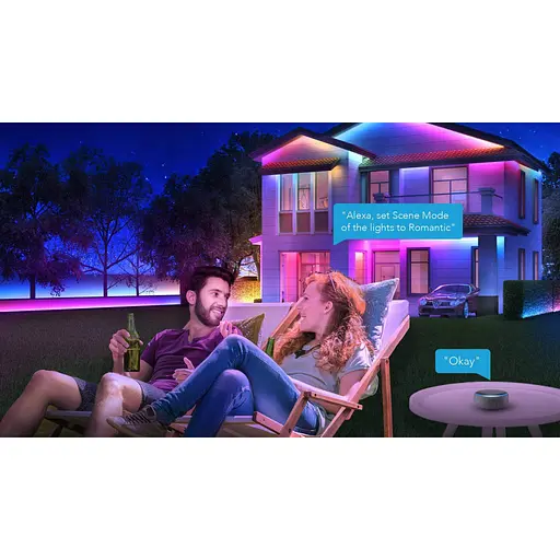 Светодиодная лента Govee Phantasy Outdoor LED RGBIC Strip Lights 10м Белый (H61723D1) - фото 11