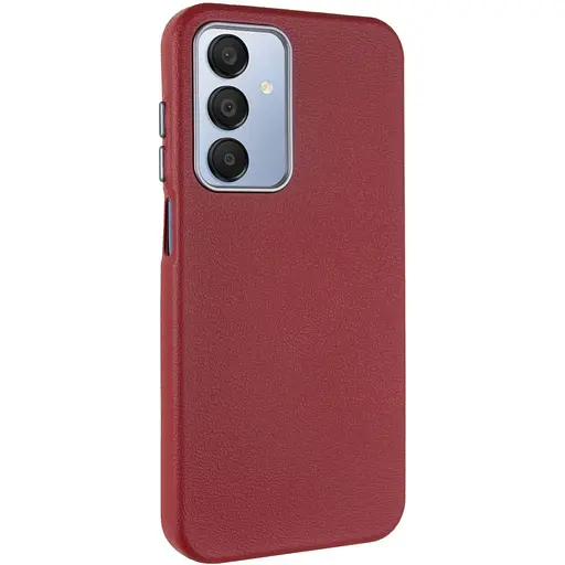 Чехол Epik кожаный Leather Case Metal Buttons для Samsung Galaxy A25 5G Red