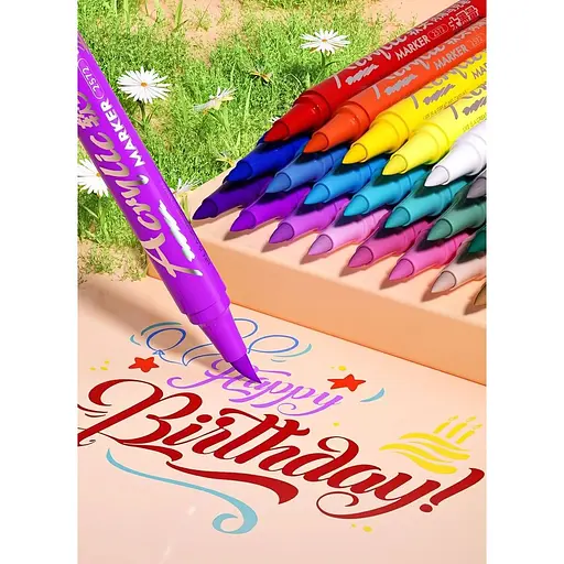 Фломастери Guangbo Storage Acrylic Marker H02276, 24 Colors (118603) - фото 4