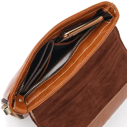 Вертикальна чоловіча сумка Vintage 22х25х1 см sum0028967 - фото 4