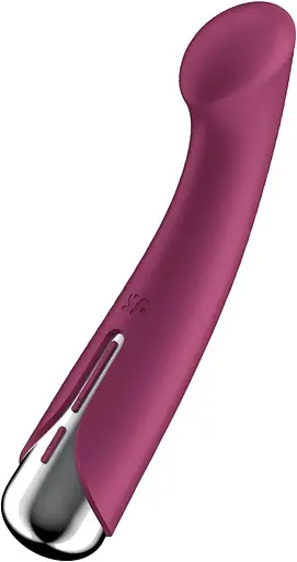 Вібратор Satisfyer Spinning G-Spot 1 16.5 см бордовий - фото 3