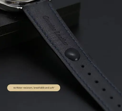 Ремінець шкіряний DeLuxe кліпсовий розмір 22 - фото 2