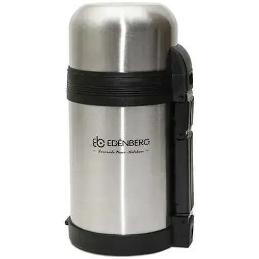 Термос пищевой Edenberg вакуумный из нержавеющей стали 800 мл стальной (EB-3506)