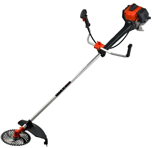 Бензиновая мотокоса GTM CN520FAV с пильным диском, ножом и косильной головкой - фото 1