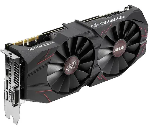 Видеокарта ASUS GTX 1070Ti 8Gb Cerberus (CERBERUS-GTX1070TI-A8G) (GDDR5, 256 bit, PCI-E 3.0 x16) Б/у - фото 9