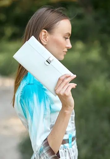 Кожаный женский тревел-кейс Journey 2.0 Белый - фото 2