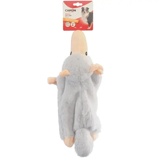 Іграшка для собак Camon корівка та лінивець плюшеві з пищалкою та шарудінням 32 см (AH4170)
