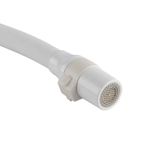 Смеситель для кухни на две воды с гибким изливом Koer KB-72006-03 KR3381 Белый матовый - фото 8