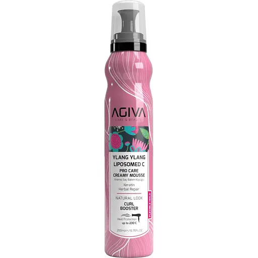 Піна для волосся Agiva Ylang Ylang Lıposomed C Pro Care Hair Mousse Еластична фіксація 200 мл