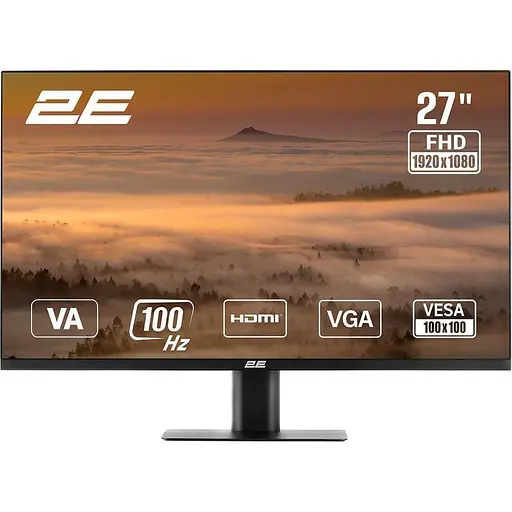 Монитор 27" 2E A2725B FHD VA 100Hz (2E-A2725B-01.EU) - фото 1
