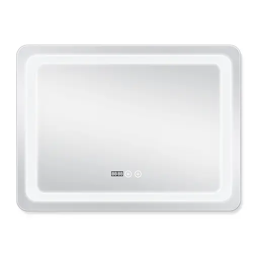 Дзеркало Qtap Mideya 800x600 (DC-F908) з LED-підсвічуванням та антизапотіванням QT2078F908W, Білий - фото 4