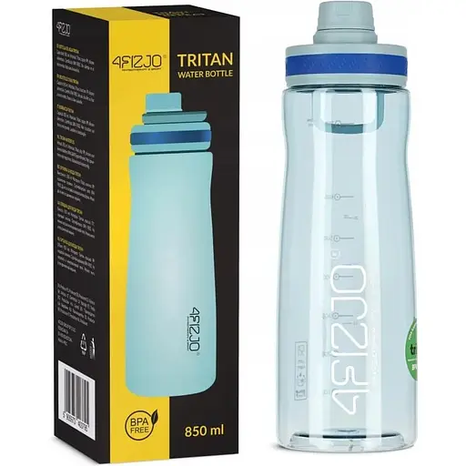 Пляшка для води 4FIZJO спортивна 850 мл Blue (P-5905973403795) - фото 1