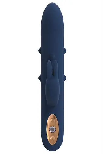 Вібратор-кролик Dreamtoys Goddess Collection Alpheus 23 см синій - фото 2